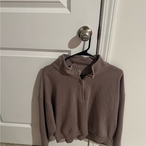 VS PINK Quarter Zip - Taupe